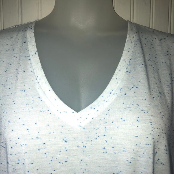 TOMMY HILFIGER Retail $78 Blue White Tie Waist Swim Dress Cover Up Size Large - Picture 3 of 7